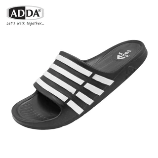 ADDA 55R01 แท้! รองเท้าแตะชาย แบบสวม แถบ 5 ขีด พื้นเย็บสำเร็จ ทนทาน กาวไม่หลุด พร้อมส่ง!