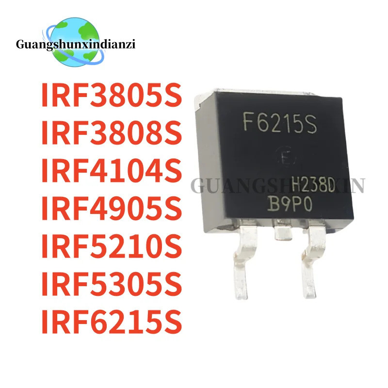 1-5PCS IRF5210S IRF3805S IRF3808S IRF4104S IRF4905S IRF5305S IRF6215S F5210S F3805S F4S F54S F54S F5