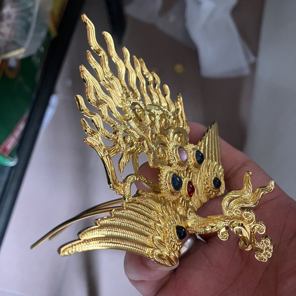 ผมสีบลอนด์มงกุฎแต่งงานฟีนิกซ์อุปกรณ์ผมวิธีโบราณกิ๊บฟีนิกซ์