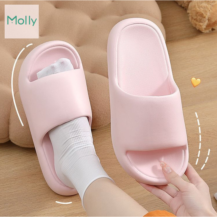 Icy.Sport รองเท้าแตะแพลตฟอร์ม Eva พื้นหนา แบบนิ่ม กันลื่น สวมใส่สบาย สไตล์มินิมอล เหมาะกับใส่ในห้องน้ําX095