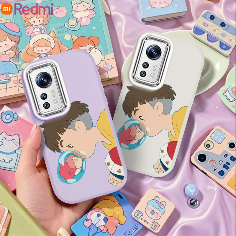 Hayao Miyazaki Animation "Ponyo on The Cliff By The Sea" Ponyo เคสปลาทองขนาดเล็กสําหรับ Redmi Note 9