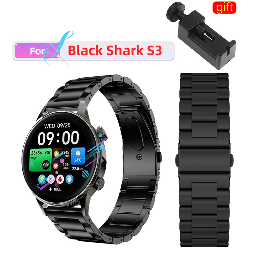 สาย Black shark S3 สายโลหะสําหรับ Black shark S3 สายนาฬิกาอัจฉริยะ สายรัดข้อมือแบบสปอร์ต