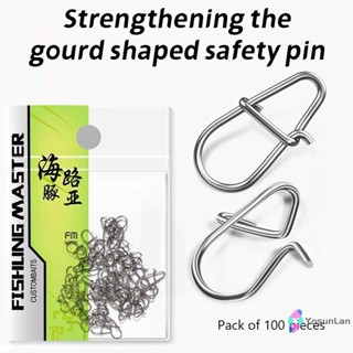 YosunLan] คลิปตกปลา 100 ชิ้น Fast Crankbait Snaps ตัวเชื่อมต…