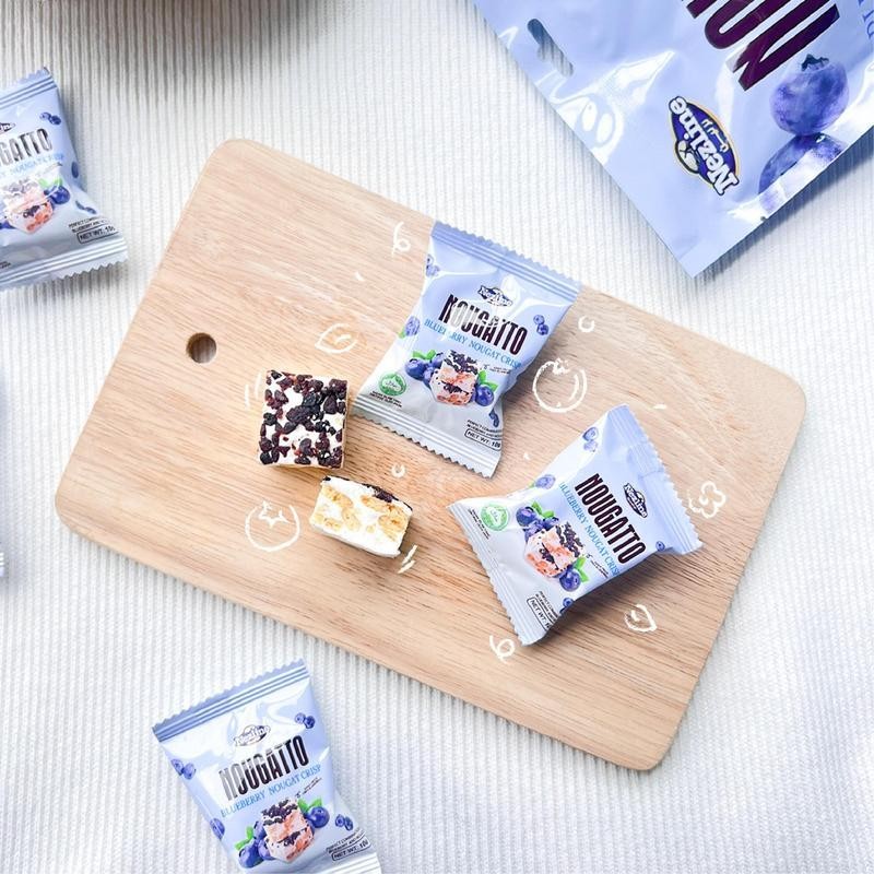 (พกง่าย) ขนมนูกัต นูกัตโตะ 50g ห่อเล็ก Nougatto  หนึบหนับ เคี้ยวเพลิน nezline - รูปที่ 3