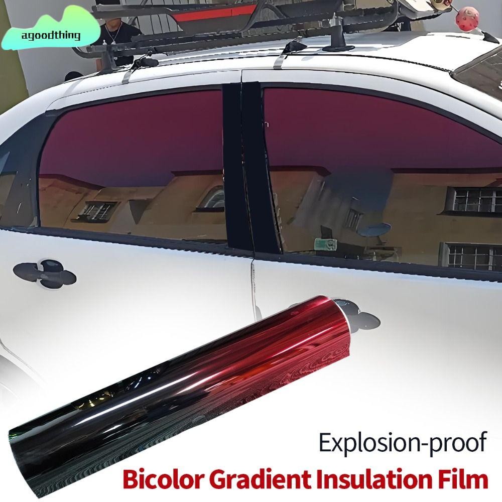 ความสวย 2/ ฟิล์มติดรถยนต์,อุปกรณ์ภายนอกไล่ระดับสีฟิล์มเปลี่ยนสี,ฉนวนกันความร้อนคุณภาพสูง ยูวี ปกป้องหน้าต่าง โทนสี กระจกหน้าด้าน