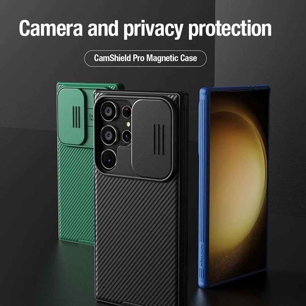 Nillkin CamShield Pro Case Samsung Galaxy S24 Ultra Case S24 Plus S24 Case Samsung S24 FE Galaxy S24