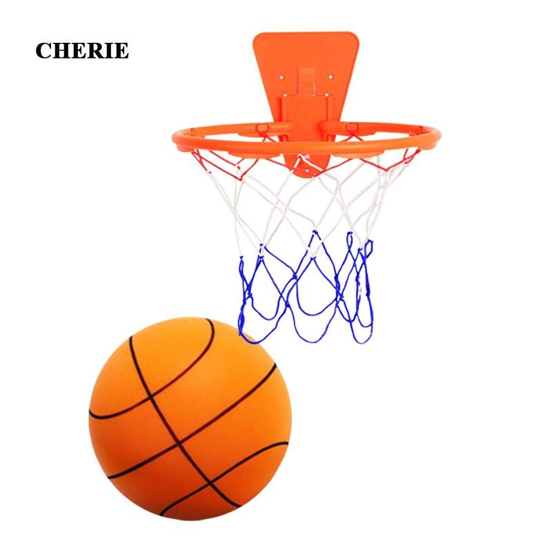 [Cherie] บาสเกตบอลเงียบพร้อมห่วง ฝึกในร่ม ไม่มีเสียงดัง โฟมเด้งนุ่มสําหรับเด็ก
