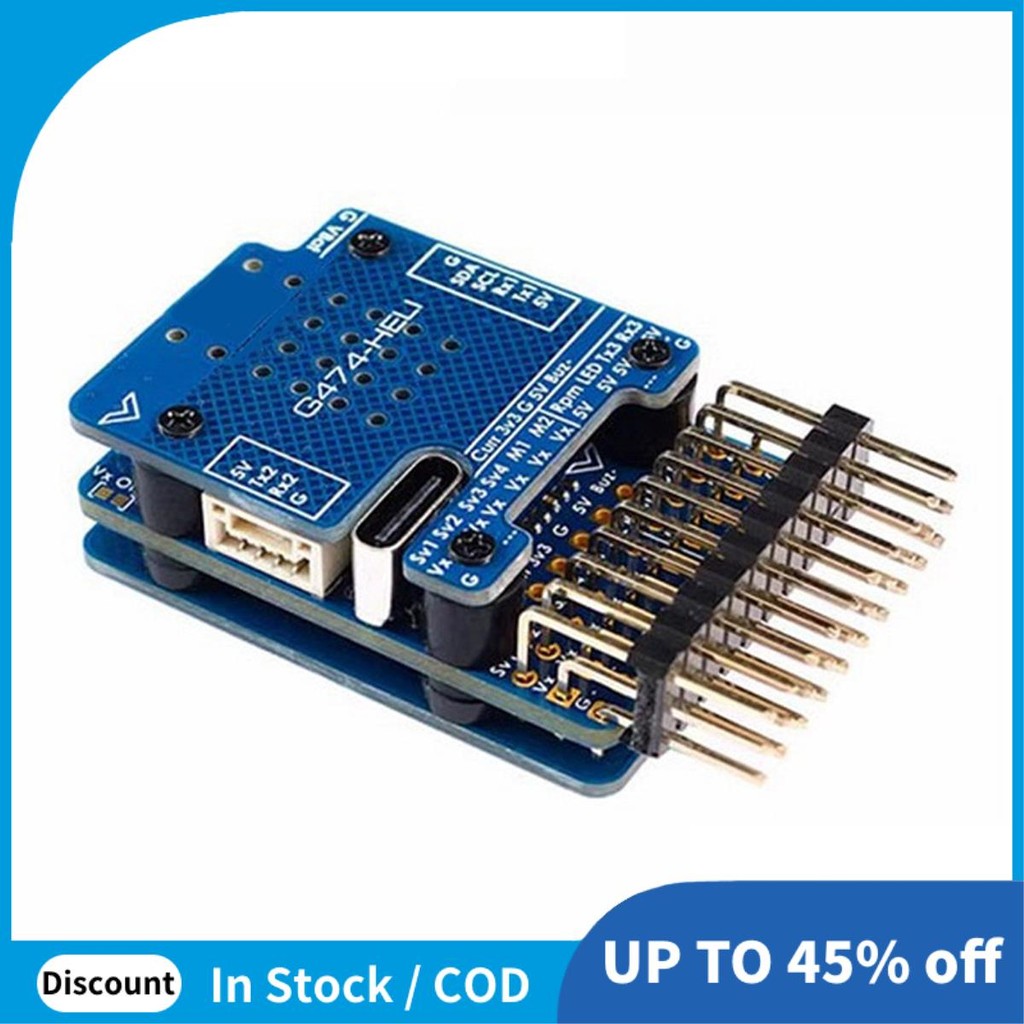 G474-HELI Flight Controller RC เฮลิคอปเตอร์ Flybarless Controller STM32G474 ICM42688P SPL06L 2x BEC 