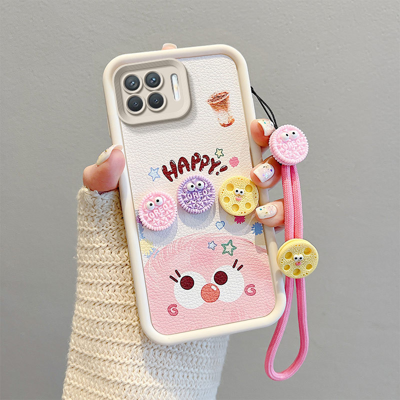 เคส oppo a93 4g เคสโทรศัพท์ลายหนังแฮนด์เมดสําหรับเคส ต่อต้าน ก93 - รูปที่ 7