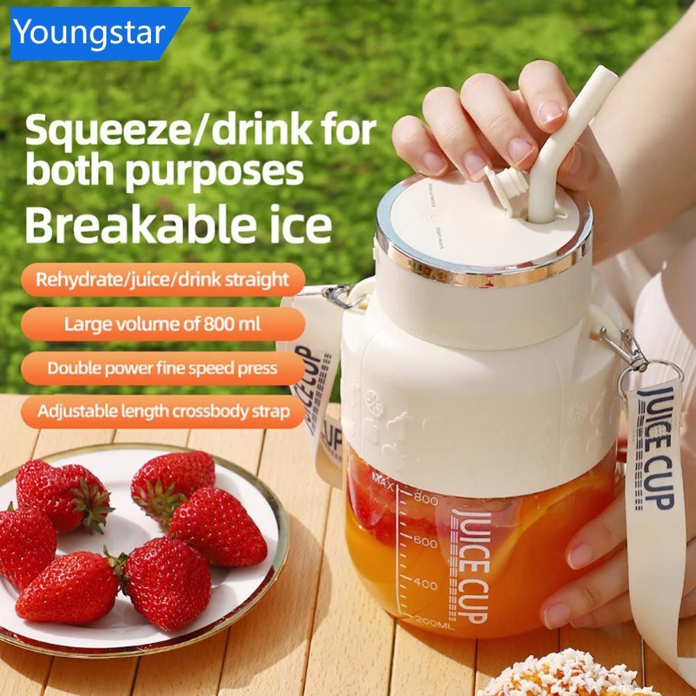 FYY ใหม่ 350/800ml แบบพกพาเครื่องปั่นน้ําผลไม้ถ้วยสมูทตี้/ผลไม้น้ําแข็ง/ถั่วเครื่องปั่นขวดสํานักงานสําหรับคนรักฟิตเนสครัวเครื่องมือเครื่องใช้