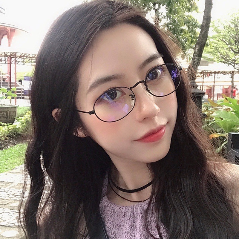โรสไลฟ์ ย้อนยุคโลหะรูปไข่กรอบแว่นตาสําหรับสาวเด็กวิทยาเขตแว่นตากลางแจ้งแฟชั่นแว่นตาเครื่องประดับ ราคา ถูกที่สุด ดีลบีเคเค แกลเลอรีภาพที่ 4