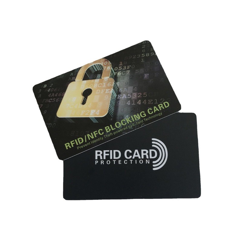 ใหม่สไตล์ RFID Blocking Card One Card ป้องกันยางกระเป๋าสตางค์ NFC Debit บัตรเครดิตหนังสือเดินทาง Pro