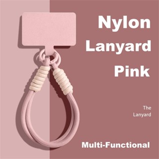 Dopamine สไตล์ Braid โทรศัพท์มือถือ Lanyard สําหรับ iPhone ก…