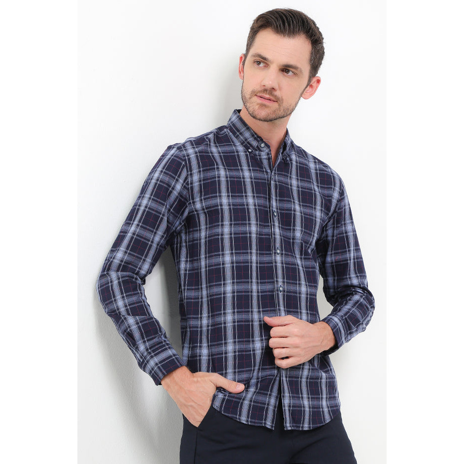 KEMEJA Cardinal เสื้อเชิ้ตแขนยาวผู้ชาย Slim Fit F2783J02F