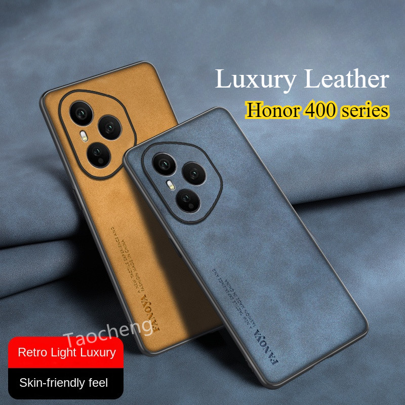 หนังแกะหนังเนื้อเคสโทรศัพท์ปลอกสําหรับ Honor 400 Honor400 Pro Lite Honor400Pro 5G 2025 ซิลิโคนอ่อนนุ่ม TPU แฟชั่นกันกระแทกป้องกันปกหลัง