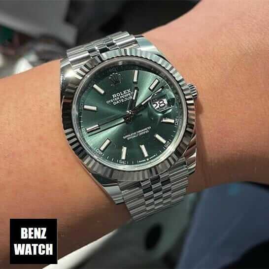 Datejust 41 Mint Green Dial