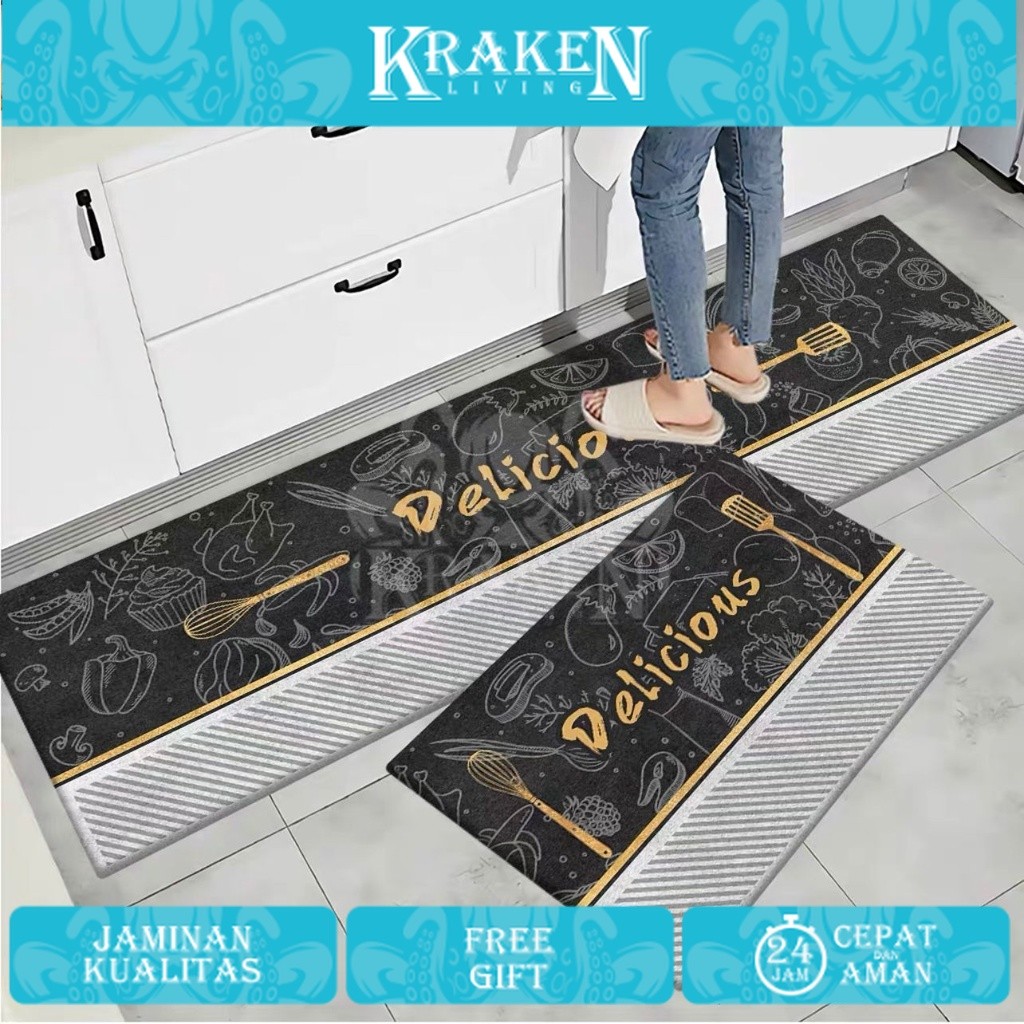ชุดเสื่อเท้าครัว 2 in 1 40x60 และ 40x120 KRAKEN LIVING