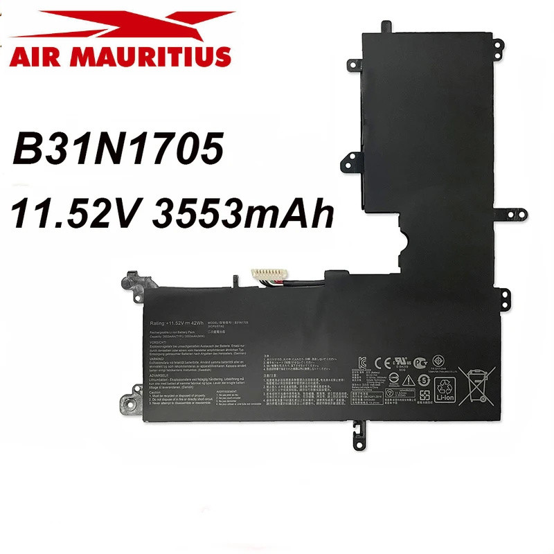 b31n1705 11.52V 42wh แบตเตอรี่แล็ปท็อปสำหรับ Asus VivoBook flip tp410 tp410uf tp410ua Zenbook flip 14 ux460ua Se