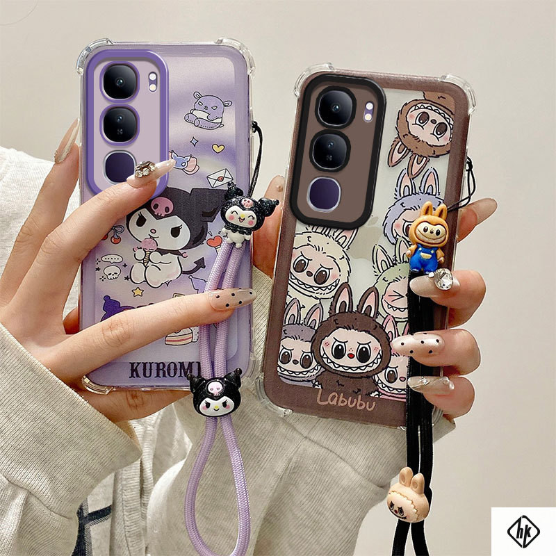 กรณี vivo V40 LITE 5G 4G vivo Y200 5G ป้องกันการล่มสลายการ์ตูนการ์ตูนตุ๊กตาของเล่นการ์ตูน TPU ซิลิโคนอ่อนนุ่มเคสโทรศัพท์ YXDK