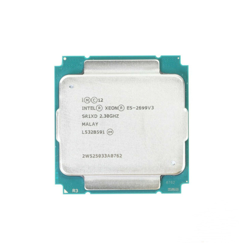Intel Zhiqiang E5-2699 V3 โปรเซสเซอร์ CPU 18 Core 2.30 GHz FCLGA2011-3 SR1XD 45MB