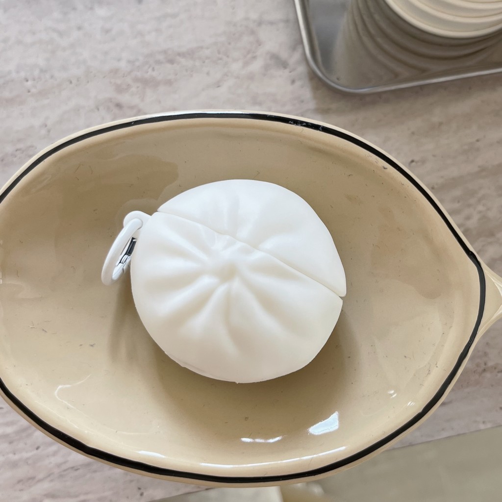 น่ารักซิลิโคน 3D ขนมปังหูฟังสําหรับ AirPods 1 2 3 4 Pro หูฟังไร้สายบลูทูธสําหรับ AirPods Pro2 กันกระแทกปลอก - รูปที่ 5