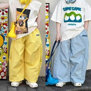 ชุดฤดูร้อนสำหรับเด็กชาย เสื้อยืดแขนสั้นลายการ์ตูน กางเกงลำลอ…