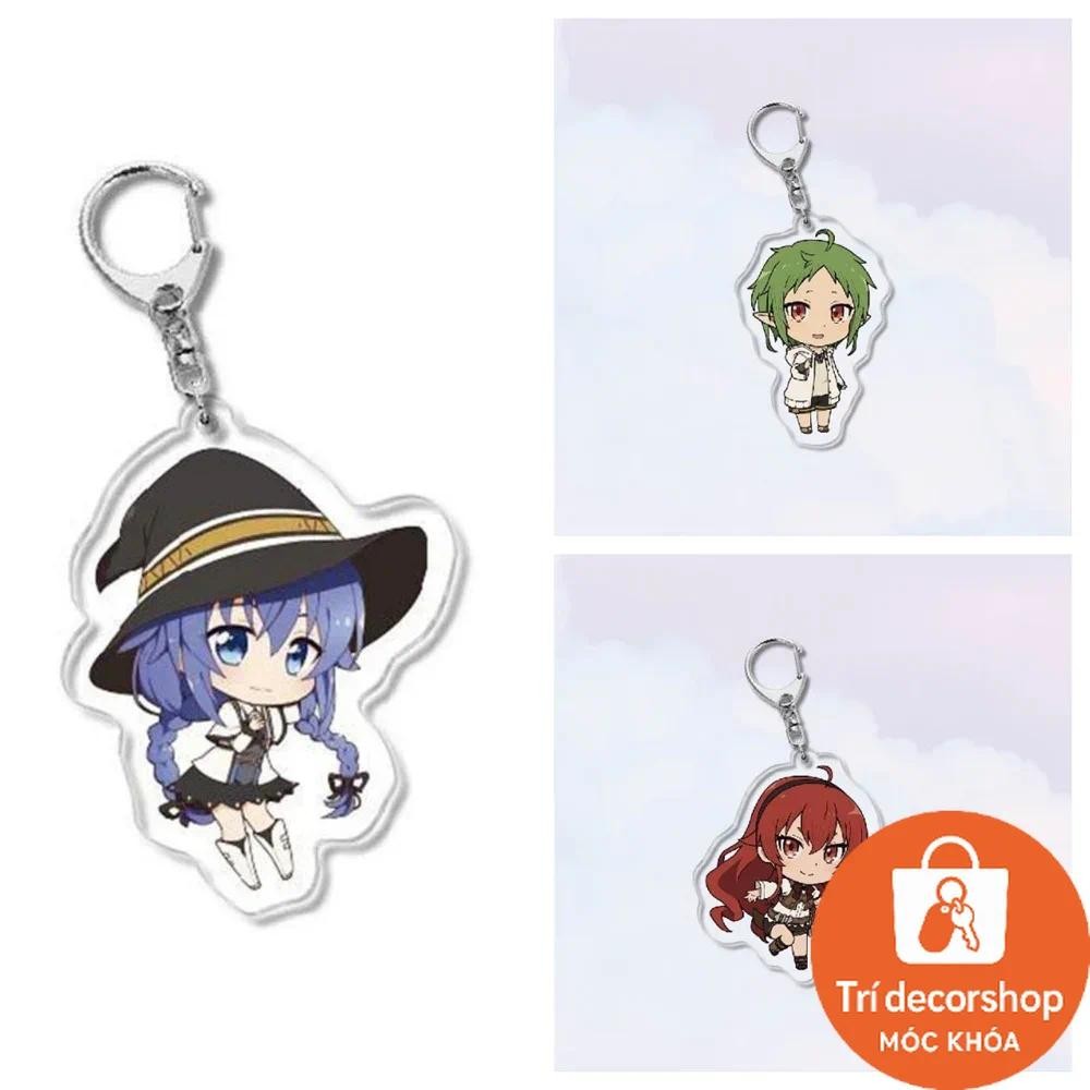 6 ซม.อะนิเมะ Reenkanasyon Akrilk Anahtarlık Modeli คอสเพลย์ Charm Karakterler Süsler Kol