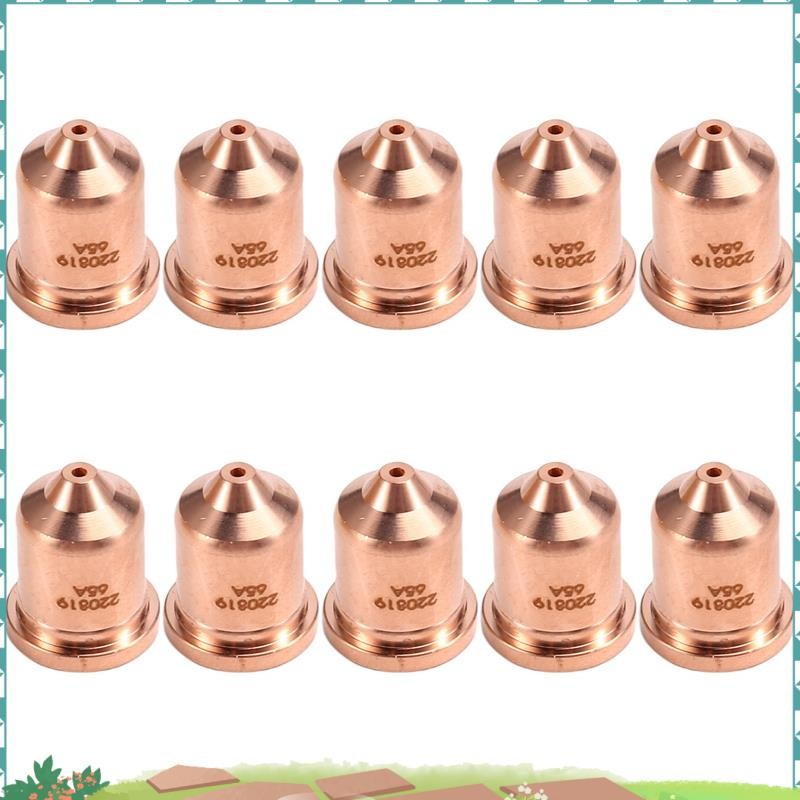 ซุปเปอร์10ชิ้น 220819 65A หัวฉีด Fit สําหรับวัสดุสิ้นเปลืองไฟฉายตัดพลาสม่า 65/85/105