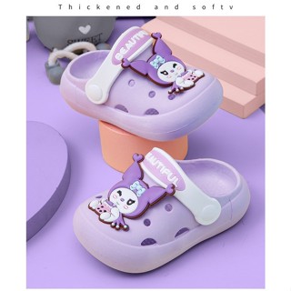 รองเท้าแตะ Sanrio เด็ก รองเท้าหัวโตการ์ตูนกันลื่น รองเท้ารัด…