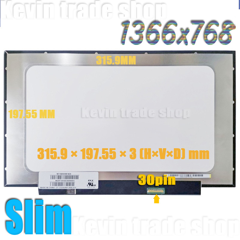 14 "นิ้วเมทริกซ์ NT140WHM-N34 N140BGA-EA4 REV.C2 fit NT140WHM-N44 N140BGA-EA4 REV.C1 N140BGA-EB4 จอแ