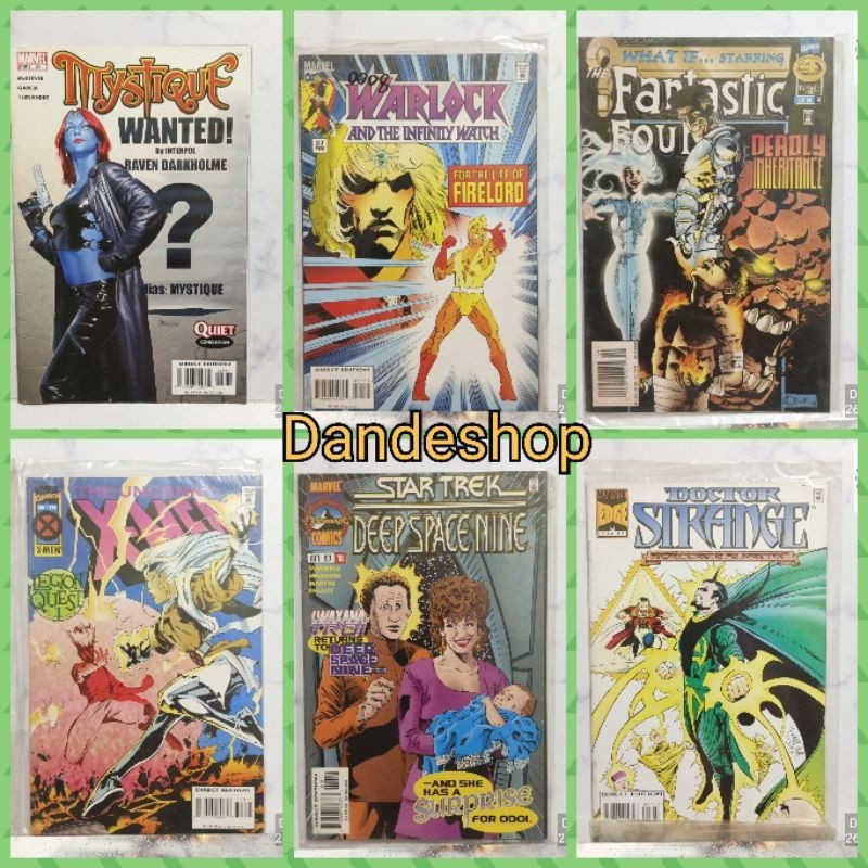 MARVEL Comics - การ์ตูนภาษาอังกฤษต้นฉบับ - Marvel DOCTOR STRANGER X-MEN FANTASTIC 4 STAR TREK MYSTIQ