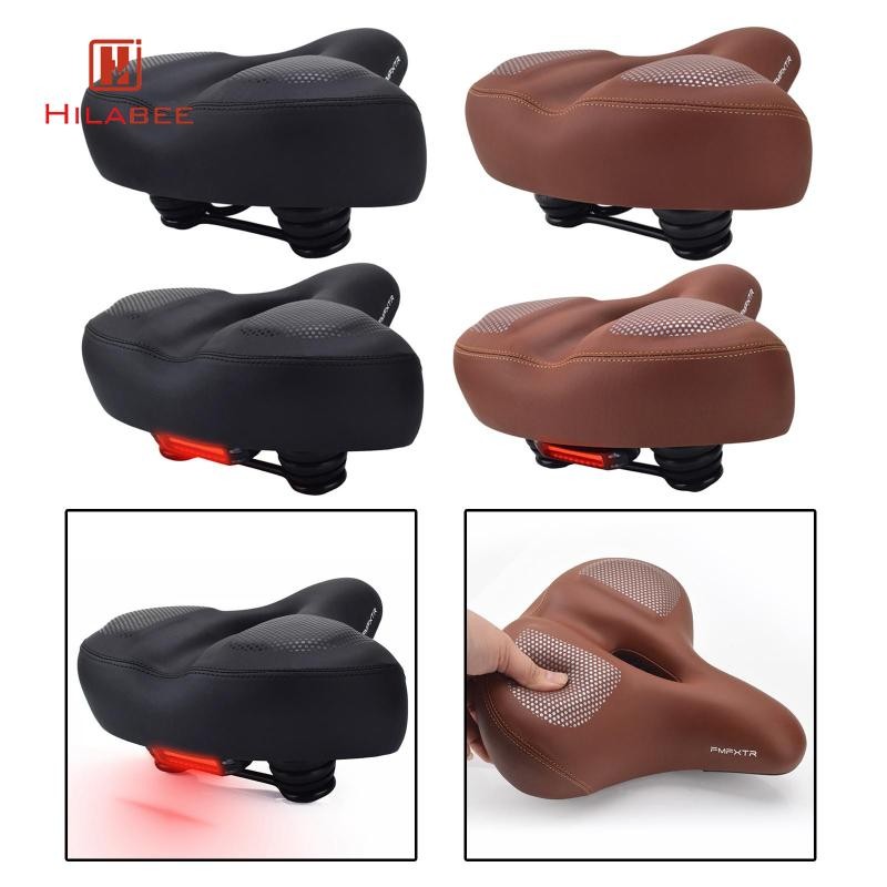 HILABEE อานจักรยานเสือภูเขา อะไหล่กันน้ําเบาะนุ่ม Pad สำหรับผู้ชายและผู้หญิง - รูปที่ 7