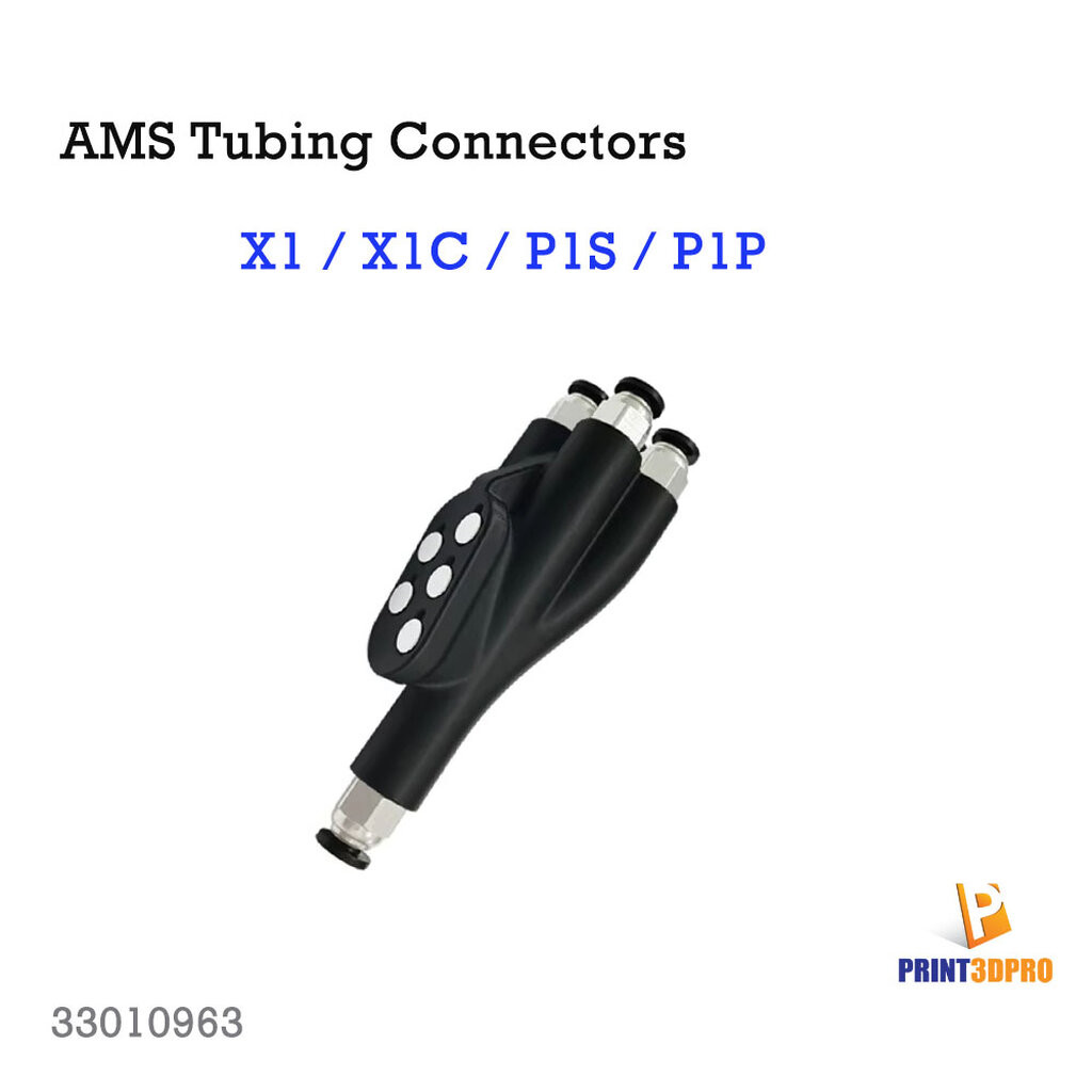 3D Part For Bambu Lab X1 X1C P1S P1P 4 in 1 PTFE Adapter