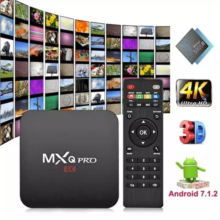Android TV BOX MXQ-Pro 4K Smart TV Box Media Player พร้อมการรับประกัน