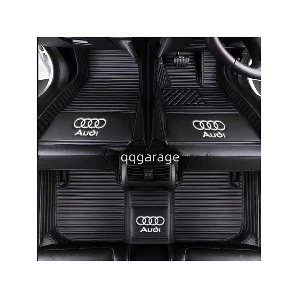 AUDI Q2 Q3 Q5 Q7 Q8 S3 S4 S5 S6 S7 Q4 Q6 พรมรถหนัง PUกันฝุ่น ติดตั้งง่าย ไม่มีกลิ่น