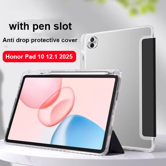 สามพับสําหรับ Honor Pad 10 12.1 "HEY3-W00/HEY3-W10 Pad 9 MagicPad 2 GT Pro 12.3 แท็บเล็ต GT 11.5 202