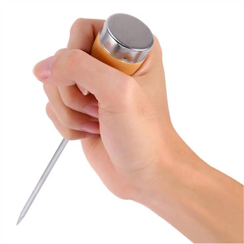 21 ซม.สแตนเลสสตีลเบรกเกอร์น้ําแข็งไม้ Handle Ice Pick Punch Crusher Icing Breaker เครื่องมือห้องครัว - รูปที่ 7