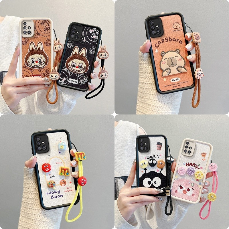 เคส samsung a51 m40s TPU ซิลิโคนป้องกันการตกลายหนังการ์ตูนน่ารักเคสโทรศัพท์ bbpw