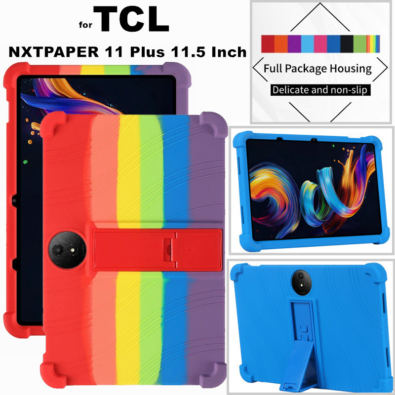 for TCL NXTPAPER 11 Plus 11.5 Inch Case Tablet PC Kickstand Funda with 4 Shockproof Airbags Safety B