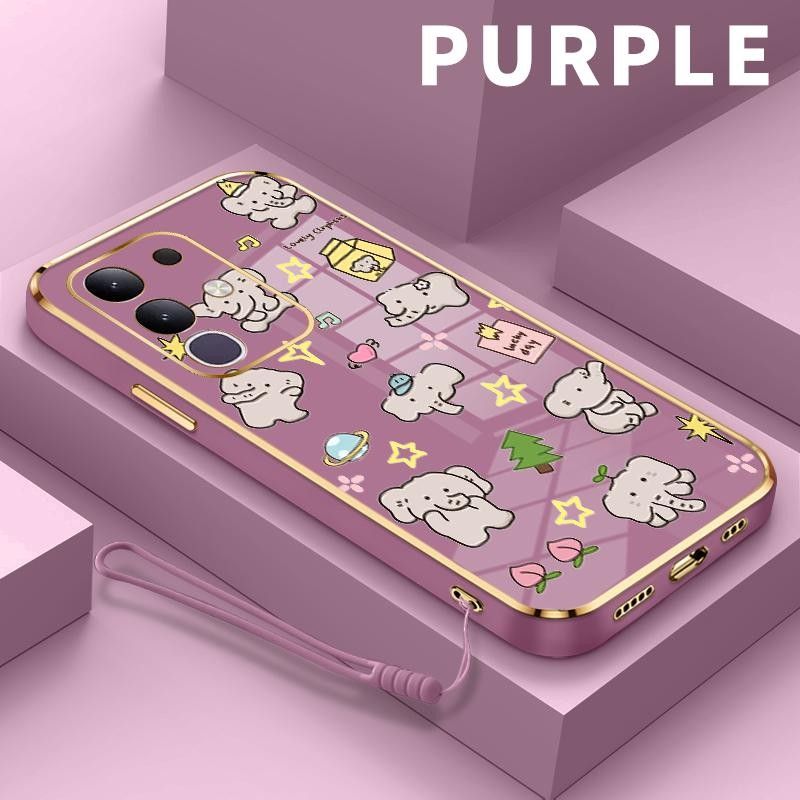 Softcase สําหรับ Vivo T4X S1 Prime Pro S10e S12 S16 S16e S17 S17t S18 T1 5G T1x 4G T2 T3 U20 X9i Z50