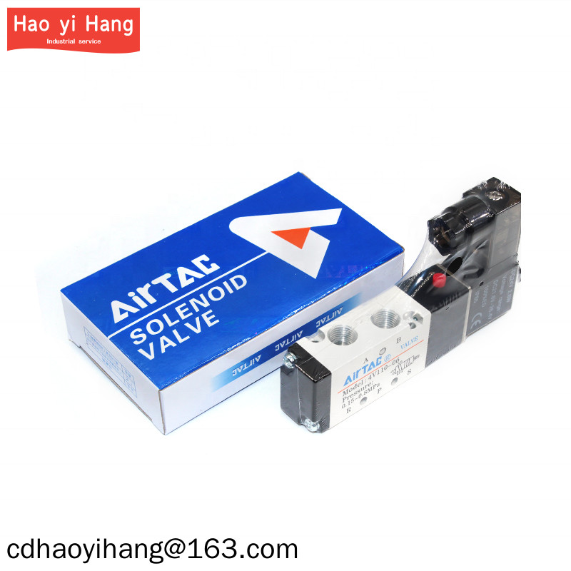 Airtac โซลินอยด์วาล์ว 4V210-08 4V110-06 4V310-10 4V410-15 วาล์วควบคุมนิวเมติกวาล์ว airtac
