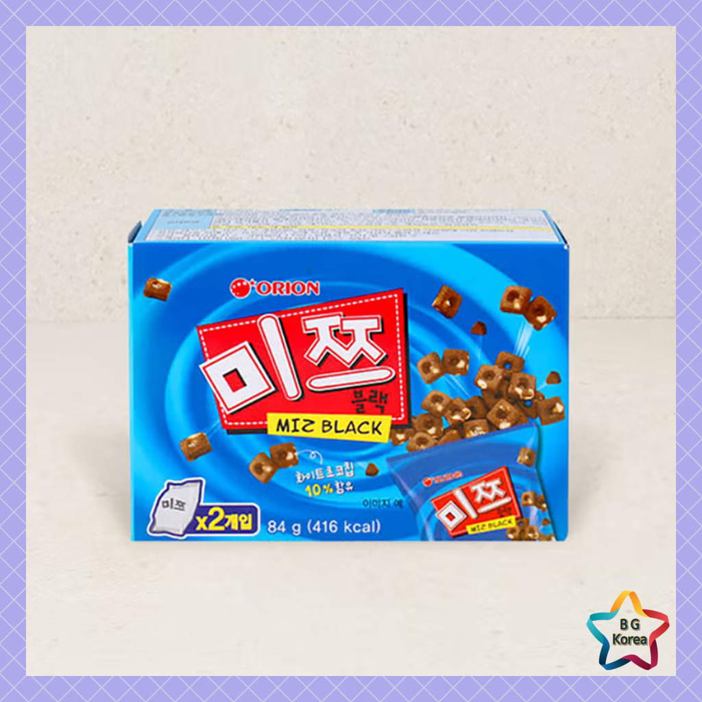 ORION MIZ คุกกี้มินิช็อคโกแลตสีดํา 84g ขนมโกโก้หวานบิสกิตขนาดเล็ก K-Snack K-Food