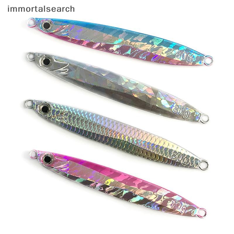 IMMO 1 ชิ้นโลหะ Lure ช้อนตกปลา Hard Lure Slice Jig Bait Tackle Jigging ARCH