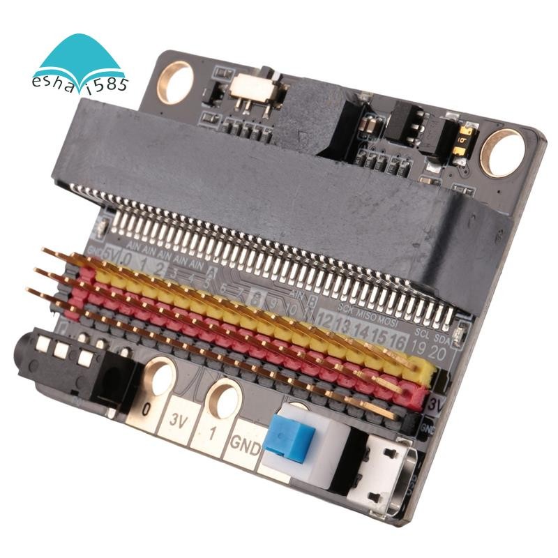 Eshai585Micro-Bit บอร์ดขยาย IOBIT V2.0 Breakout Adapter Shield พร้อม Buzzer สําหรับการเขียนโปรแกรมกร