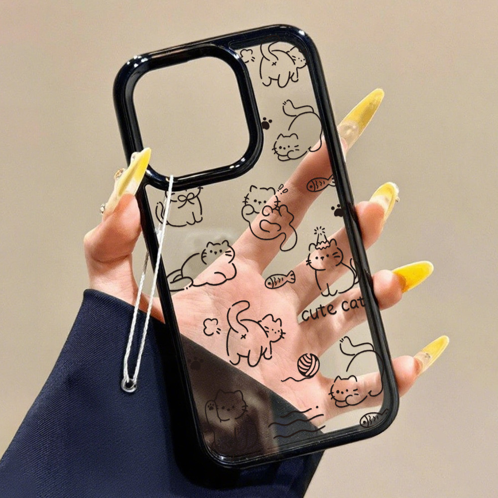 เคสโทรศัพท์ For iPhone 11 13 16 ProMax Case iPhone 13 14 15 ProMax 12 13 ProMax 13 14 Proเคสโทรศัพท์มือถืออะครีลิครูใหญ่ - ภาพย่อย 5