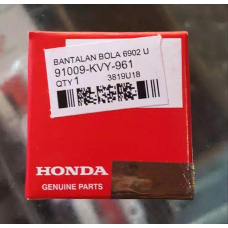 91009-KVY-961 HGP AHM 100% LAKER BEARING LAKER PULLY CVT 6902 HONDA BEAT 9109KVY961