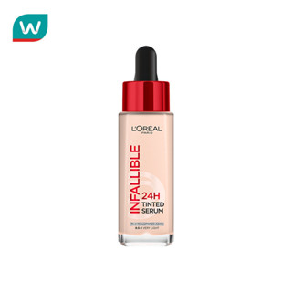 L'Oreal ลอรีอัล อินฟอลลิเบิล 24H ทินท์ เซรั่ม 30มล. 0.5-2 เว…