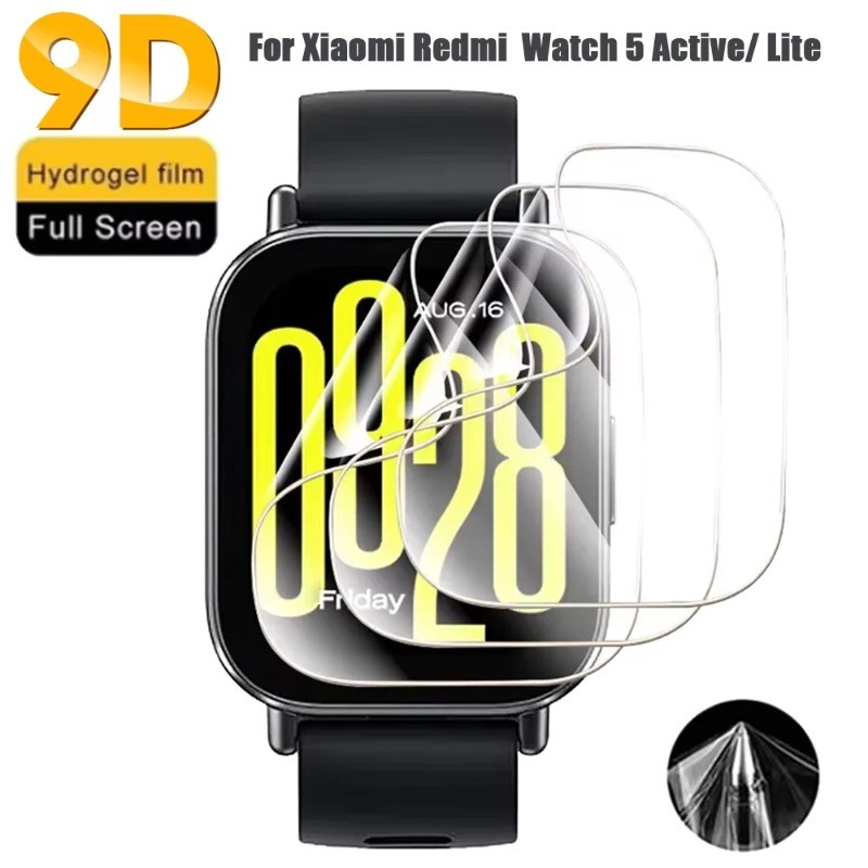 Redmi Watch5/Watch4/Watch2 Lite/Active/Move ฟิล์มไฮโดรเจลใส HD เต็มจอ กันรอย สําหรับสมาร์ทวอท์ช 999D