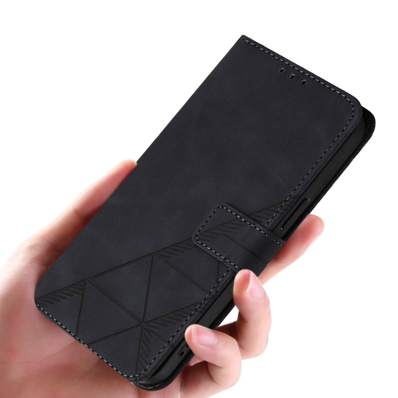 สําหรับ TCL NxtPaper 60 Ultra 605 60R K32 K33 K70 SE K70 NxtPaper Case ออกแบบใหม่หนังสามเหลี่ยมเรขาค