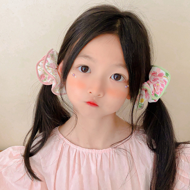 เชือกคาดผมสีสันสดใส เครื่องประดับผมสไตล์เด็กผู้หญิง เครื่องประดับผมสุดน่ารัก